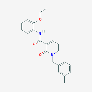 molecular formula C22H22N2O3 B2800041 N-(2-ethoxyphenyl)-1-(3-methylbenzyl)-2-oxo-1,2-dihydropyridine-3-carboxamide CAS No. 946303-37-3