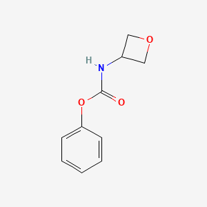molecular formula C10H11NO3 B2800061 phenyl N-(oxetan-3-yl)carbamate CAS No. 1531803-82-3