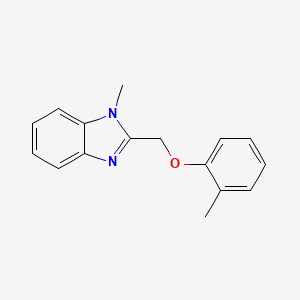 molecular formula C16H16N2O B2800064 1-Methyl-2-o-tolyloxymethyl-1H-benzoimidazole CAS No. 312748-38-2