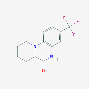 3-(trifluoromethyl)-7,8,9,10-tetrahydro-5H-pyrido[1,2-a]quinoxalin-6(6aH)-one