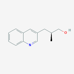 molecular formula C13H15NO B2800092 (2S)-2-Methyl-3-quinolin-3-ylpropan-1-ol CAS No. 2248200-62-4