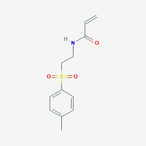 N-[2-(4-Methylphenyl)sulfonylethyl]prop-2-enamide