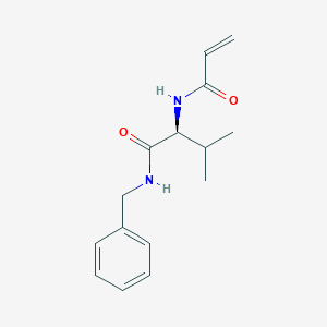molecular formula C15H20N2O2 B2800102 (2S)-N-Benzyl-3-methyl-2-(prop-2-enoylamino)butanamide CAS No. 2411181-24-1