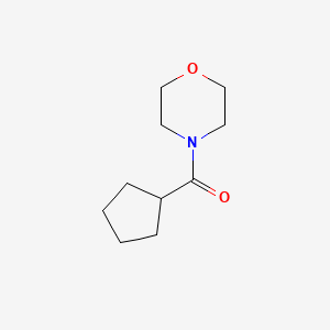 molecular formula C10H17NO2 B2800109 Cyclopentanecarboxylic acid, morpholide CAS No. 14109-05-8