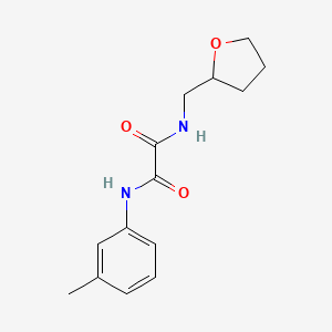 molecular formula C14H18N2O3 B2800192 N'-(3-methylphenyl)-N-(oxolan-2-ylmethyl)oxamide CAS No. 332065-24-4