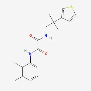 molecular formula C18H22N2O2S B2800231 N1-(2,3-dimethylphenyl)-N2-(2-methyl-2-(thiophen-3-yl)propyl)oxalamide CAS No. 2309798-99-8