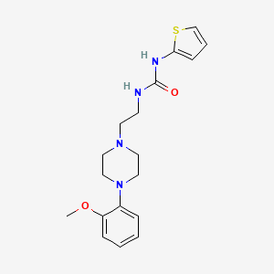 1-(2-(4-(2-Methoxyphenyl)piperazin-1-yl)ethyl)-3-(thiophen-2-yl)urea