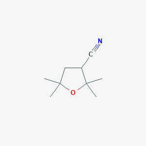 molecular formula C9H15NO B2800263 2,2,5,5-四甲氧基氧戊烷-3-碳腈 CAS No. 1510199-80-0