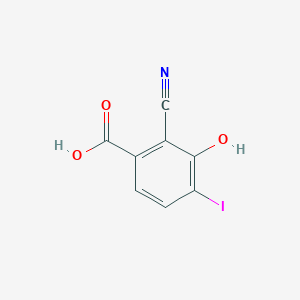 2-Cyano-3-hydroxy-4-iodobenzoic acid