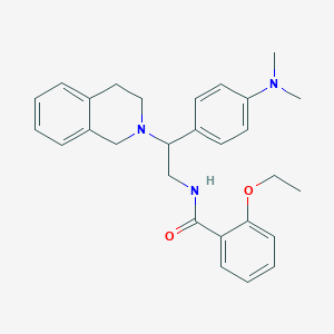 N-(2-(3,4-dihydroisoquinolin-2(1H)-yl)-2-(4-(dimethylamino)phenyl)ethyl)-2-ethoxybenzamide