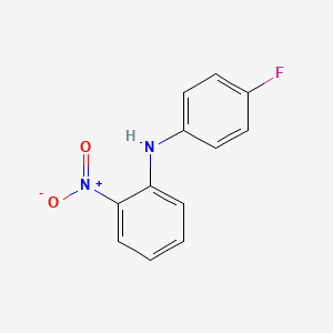 molecular formula C12H9FN2O2 B2800405 N-(4-氟苯基)-2-硝基苯胺 CAS No. 322-78-1