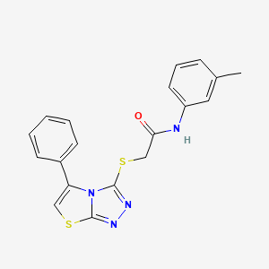N-(3-methylphenyl)-2-({5-phenyl-[1,2,4]triazolo[3,4-b][1,3]thiazol-3-yl}sulfanyl)acetamide