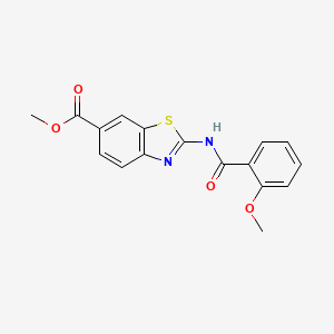 Methyl 2-(2-methoxybenzamido)benzo[d]thiazole-6-carboxylate