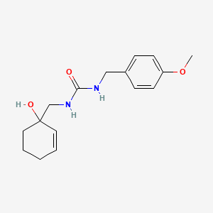 molecular formula C16H22N2O3 B2800457 1-((1-Hydroxycyclohex-2-en-1-yl)methyl)-3-(4-methoxybenzyl)urea CAS No. 2320608-84-0