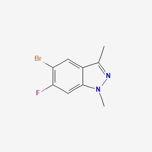 B2800471 5-bromo-6-fluoro-1,3-dimethyl-1H-indazole CAS No. 929885-09-6