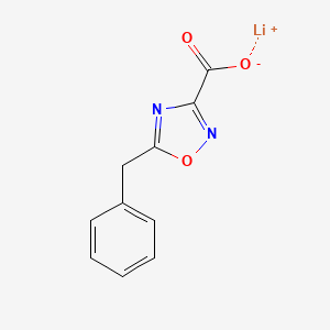 molecular formula C10H7LiN2O3 B2800477 Lithium(1+) ion 5-benzyl-1,2,4-oxadiazole-3-carboxylate CAS No. 2138426-63-6