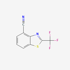 2-(Trifluoromethyl)-1,3-benzothiazole-4-carbonitrile