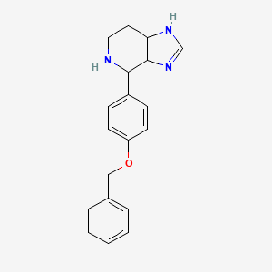 4-(4-phenylmethoxyphenyl)-4,5,6,7-tetrahydro-1H-imidazo[4,5-c]pyridine