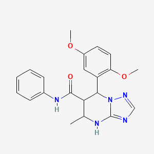 7-(2,5-dimethoxyphenyl)-5-methyl-N-phenyl-4,5,6,7-tetrahydro-[1,2,4]triazolo[1,5-a]pyrimidine-6-carboxamide