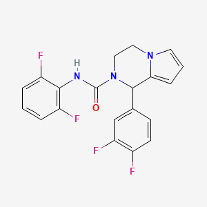 N-(2,6-difluorophenyl)-1-(3,4-difluorophenyl)-3,4-dihydropyrrolo[1,2-a]pyrazine-2(1H)-carboxamide