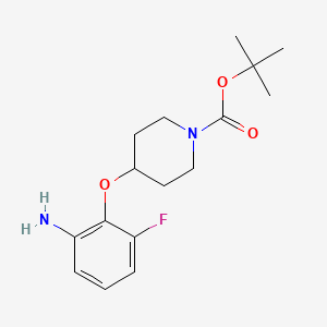 tert-Butyl 4-(2-amino-6-fluorophenoxy)piperidine-1-carboxylate