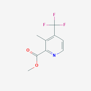 molecular formula C9H8F3NO2 B2800659 Methyl 3-methyl-4-(trifluoromethyl)picolinate CAS No. 1448777-26-1