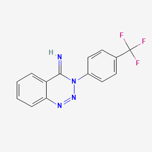 3-[4-(Trifluoromethyl)phenyl]-1,2,3-benzotriazin-4-imine