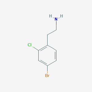 molecular formula C8H9BrClN B2800666 2-(4-Bromo-2-chlorophenyl)ethanamine CAS No. 874285-01-5