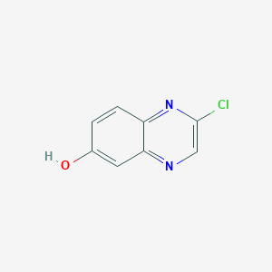 molecular formula C8H5ClN2O B2800762 2-Chloroquinoxalin-6-ol CAS No. 55687-04-2