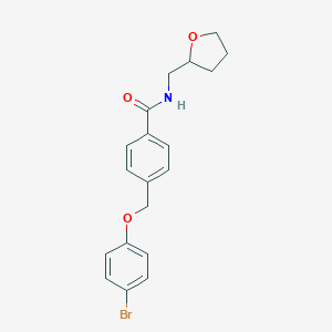 4-[(4-bromophenoxy)methyl]-N-(tetrahydro-2-furanylmethyl)benzamide