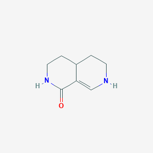 molecular formula C8H12N2O B2800774 3,4,4a,5,6,7-Hexahydro-2H-2,7-naphthyridin-1-one CAS No. 2287317-74-0