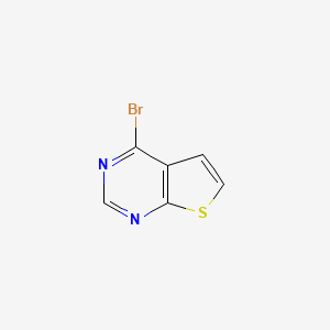 molecular formula C6H3BrN2S B2800778 4-Bromothieno[2,3-d]pyrimidine CAS No. 14080-60-5