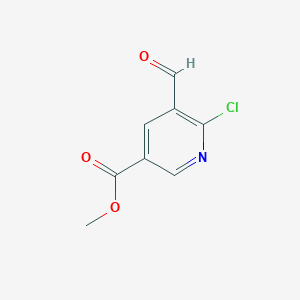 Methyl 6-chloro-5-formylnicotinate