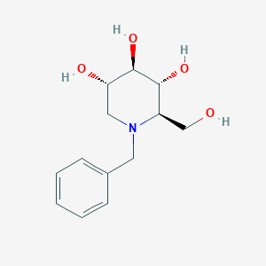 molecular formula C13H19NO4 B2800814 (2R,3R,4R,5S)-1-苄基-2-(羟甲基)哌啶-3,4,5-三醇 CAS No. 72458-46-9