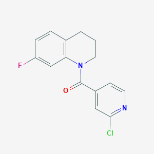 1-(2-Chloropyridine-4-carbonyl)-7-fluoro-1,2,3,4-tetrahydroquinoline