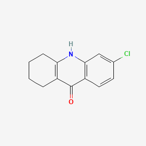 molecular formula C13H12ClNO B2800829 6-Chloro-1,2,3,4,9,10-hexahydroacridin-9-one CAS No. 334504-68-6