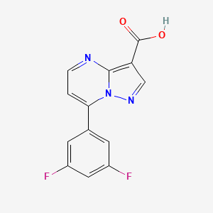 7-(3,5-Difluorophenyl)pyrazolo[1,5-a]pyrimidine-3-carboxylic acid