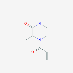 1,3-Dimethyl-4-prop-2-enoylpiperazin-2-one