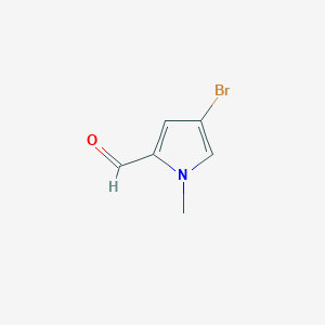 molecular formula C6H6BrNO B2800838 4-bromo-1-methyl-1H-pyrrole-2-carbaldehyde CAS No. 33694-79-0