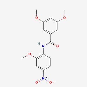 3,5-dimethoxy-N-(2-methoxy-4-nitrophenyl)benzamide