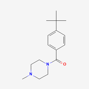 molecular formula C16H24N2O B2800920 4-(叔丁基)苯基 4-甲基哌嗪基酮 CAS No. 324068-33-9