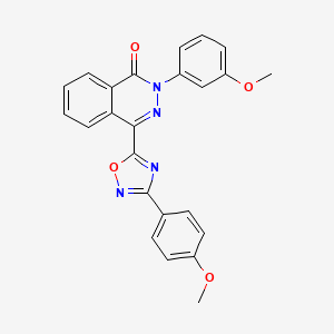2-(3-methoxyphenyl)-4-[3-(4-methoxyphenyl)-1,2,4-oxadiazol-5-yl]phthalazin-1(2H)-one