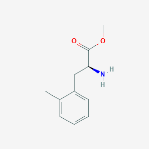 molecular formula C11H15NO2 B2800948 甲酸甲酯 (2S)-2-氨基-3-(2-甲基苯基)丙酸酯 CAS No. 1213324-51-6