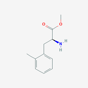 molecular formula C11H15NO2 B2800948 Methyl (2S)-2-amino-3-(2-methylphenyl)propanoate CAS No. 1213324-51-6