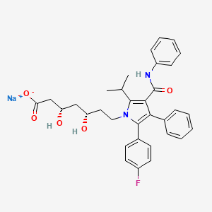 molecular formula C33H34FN2NaO5 B2801016 (3S,5S)-Atorvastatin Sodium Salt CAS No. 1428118-38-0; 501121-34-2