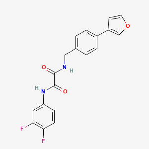 N1-(3,4-difluorophenyl)-N2-(4-(furan-3-yl)benzyl)oxalamide