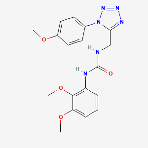 1-(2,3-dimethoxyphenyl)-3-((1-(4-methoxyphenyl)-1H-tetrazol-5-yl)methyl)urea