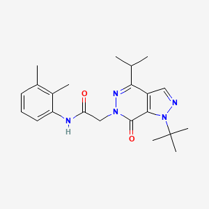 2-(1-(tert-butyl)-4-isopropyl-7-oxo-1H-pyrazolo[3,4-d]pyridazin-6(7H)-yl)-N-(2,3-dimethylphenyl)acetamide