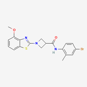 N-(4-bromo-2-methylphenyl)-1-(4-methoxybenzo[d]thiazol-2-yl)azetidine-3-carboxamide