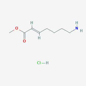 Methyl (E)-7-aminohept-2-enoate;hydrochloride